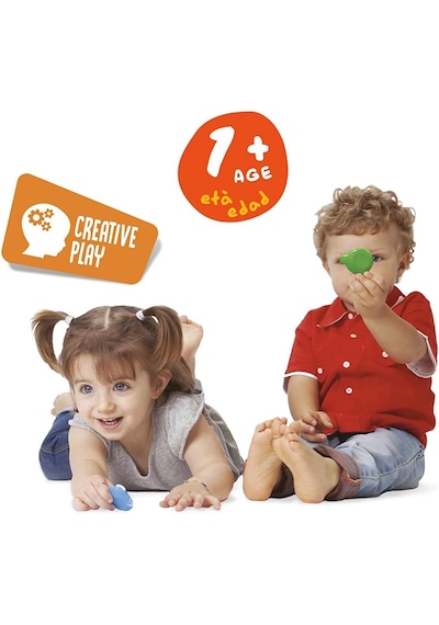 Carioca Teddy Şekilli Kirletmeyen Mum Boyalar 6'lı