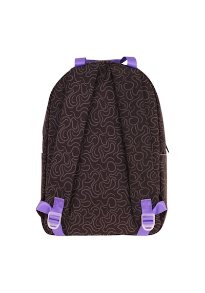 Kaukko Double Colors Üç Bölmeli Kız Çocuk Okul Ve Günlük Sırt Çantası - Siyah Mor - K1837 Siyah - Mor