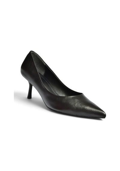 Fox Shoes Z676070009 Siyah İnce Topuklu Kadın Stiletto Ayakkabı