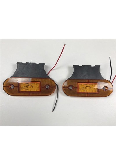 Replax Sarı Kasa Lamba 24V Sallamalı 6 Ledli Dorse Lambası TAS24VSD