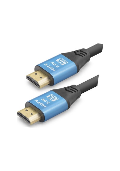Hdmi 2.0 Kablo 4k Uhd 19+1 Od 8.0 Mm 1.5 M - Siyah Mavi Nd4050 Evimdeyokyok