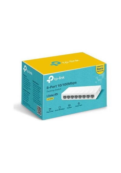 TP-Link Ls1008 8Port 10/100 Mbps Switch