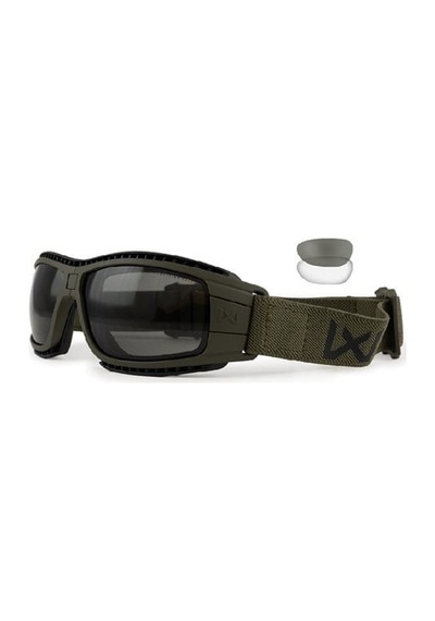 Wıley X Lynx Goggle Balistik Gözlük 2 Lens Yeşil Çok Renkli
