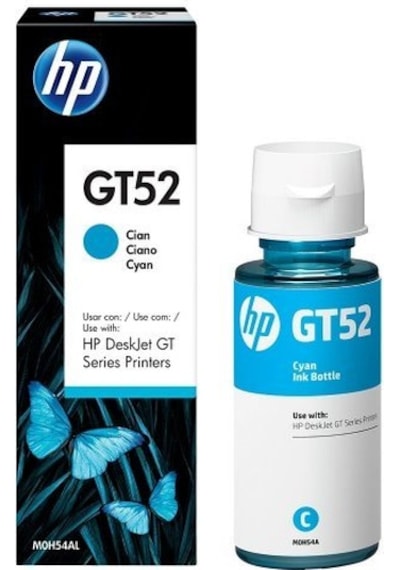 HP M0H54A GT52 Cyan  Ink Bottle