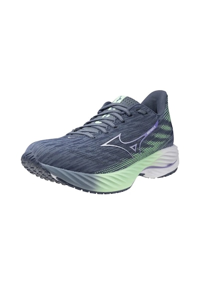 Mizuno Wave Rider 28 Kadın Koşu Ayakkabısı Siyah / Yeşil Çok Renkli