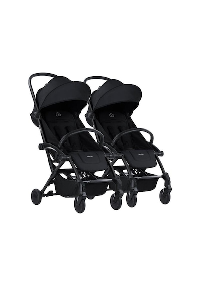 Connect³ İkiz Bebek Arabası / Black - Black Black - Black