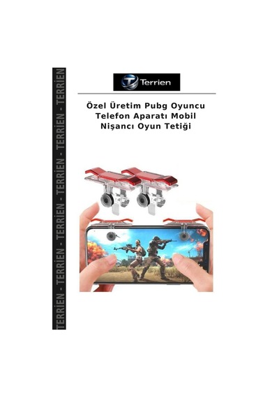 Özel Üretim Pubg Oyuncu Telefon Aparatı Mobil Nişancı Oyun Tetiği