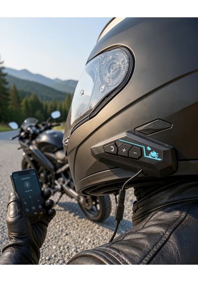 Kask Kulaklık Bluetooth Motosiklet Kulaklık Intercom Su Geçirmez 61402272