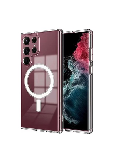 Samsung Galaxy Uyumlu S23 Ultra Kılıf Tacsafe Wireless Kapak Çok Renkli