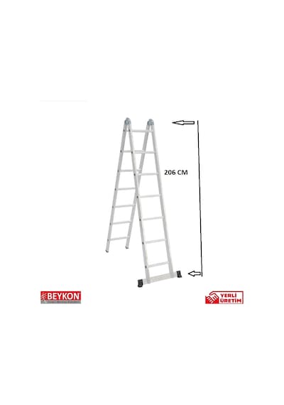 Beykon 7+7 Alüminyum Katlanır Çok Amaçlı Merdiven
