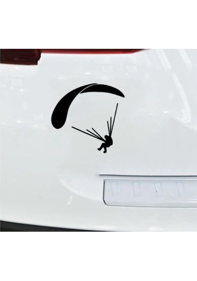 Yamaç Paraşütü Sticker Dalış Paraşütcü Sticker