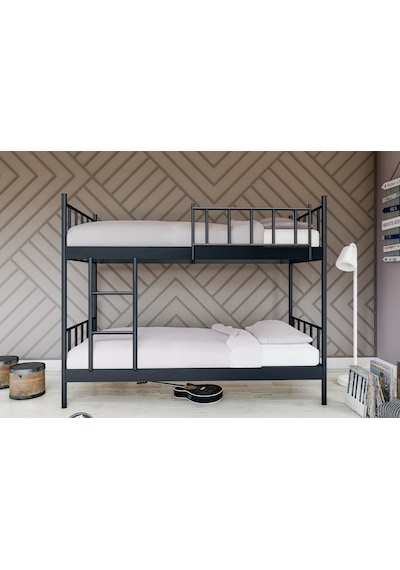 Metalia Gm 126 Ayrilabilir Çiftli Ranza Siyah 90x190 Metalia Gm 126 Ayrilabilir Çiftli Ranza Siyah 90x190