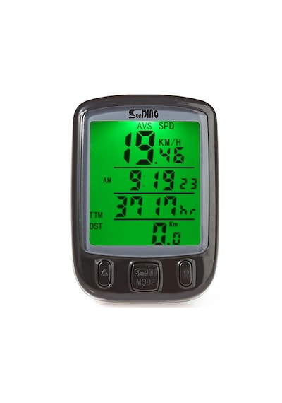Sunding Sd563 Bisiklet Km Hız Sayacı Su Geçirmez Lcd Ekran Siyah