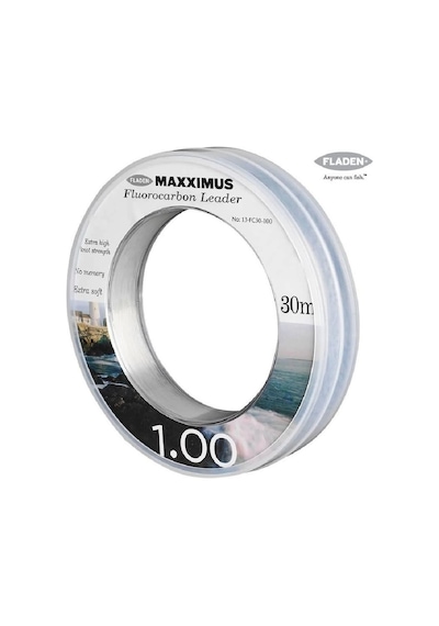 Lider Misina Fladen Maxxımus Leader Fluorocarbon 0,50mm - Standart