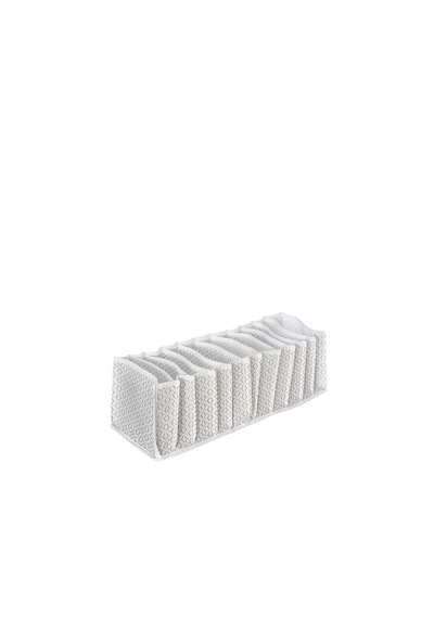 Medium 11 Gözlü Çekmece Içi Düzenleyici Organizer 16 X 40 X 12 Kumaş Gri Tr Diğer