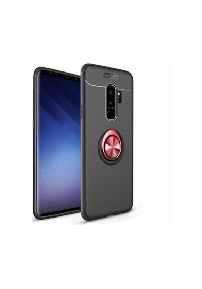 Samsung Uyumlu Galaxy S9 Plus Kılıf Yüzüklü Magnetli Ravel Case