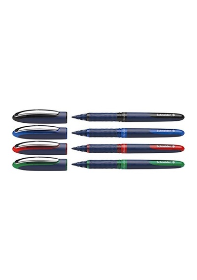 One Business Konik Uçlu Roller Kalem, 0,6 Mm, 4 Adet Genel