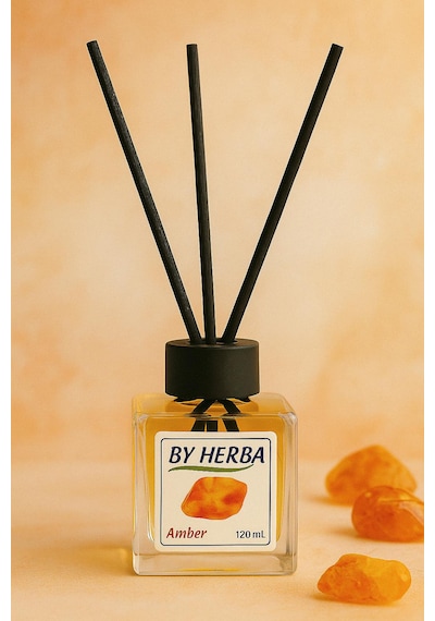 By Herba Çubuklu Oda Kokusu Amber Aromalı 120 ML
