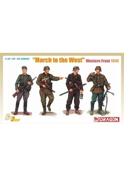 Dragon 6703 1/35 Ölçek, March To The West Batı Cephesi 1940 Asker Figürleri Plastik Model Kiti-48696