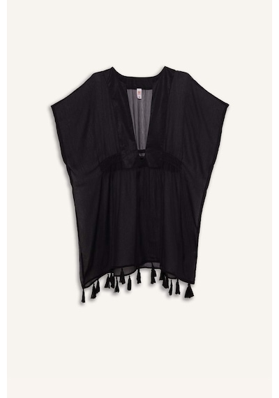 DeFacto 	Siyah Şifon Kimono-Fall in Love Z9958AZ25SMBK27