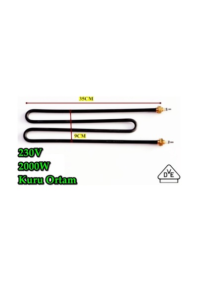 Sauna Hamam Soba Isıtıcı Rezistansı 2000w 35cm