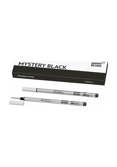 Montblanc 2 Fineliner Yedeği Medium Mystery Black 128246