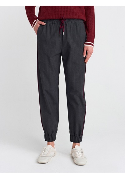 Dilvin 71608 Manşetli Jogger Pantolon Antrasit