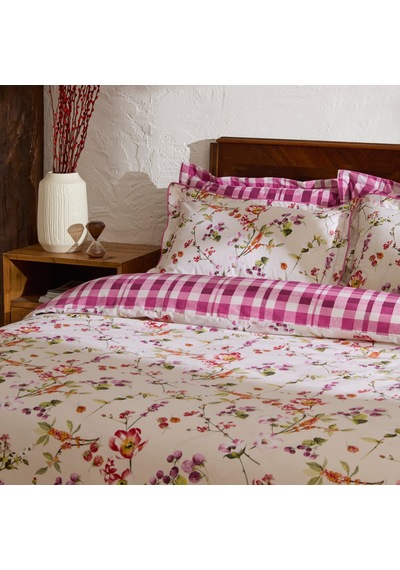 Karaca Home Berry Hills Çift Kişilik Nevresim Takımı Mürdüm MÜRDÜM