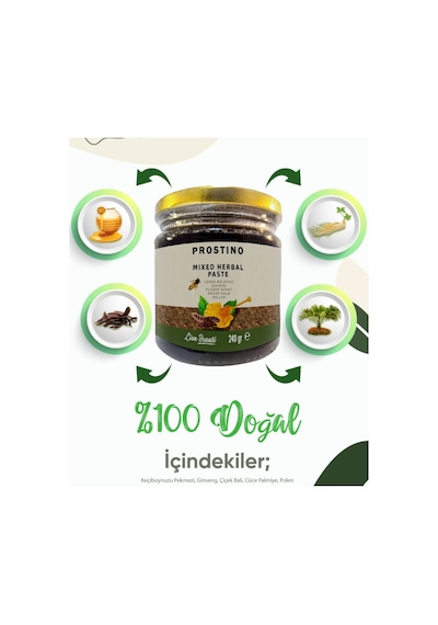 Prostino 2 Adet Erkeklere Özel Bitkisel Karışımlı 240 Gr Macun