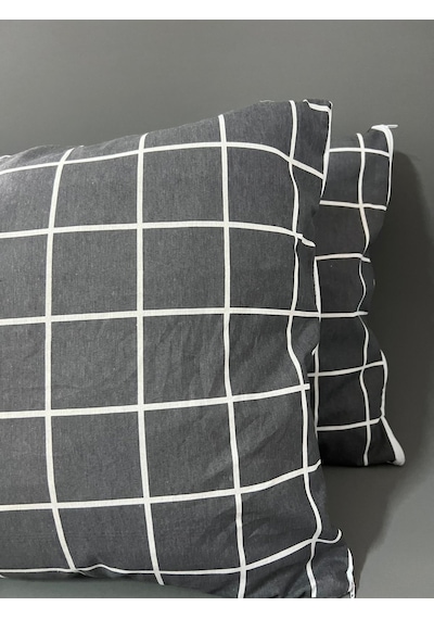 Pamuklu 2 Adet Fermuarlı 50x70 Yastık Kılıfı