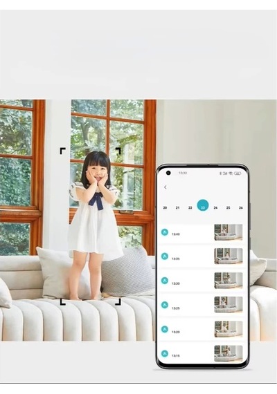 Uygulama Destekli Wi-fi Ev Güvenlik Kamerası Renkli