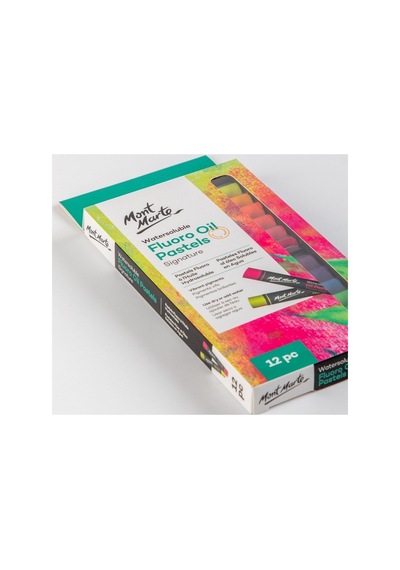 Mm Suda Çözünür Fluoro Yağlı Pastel 12'li Diğer