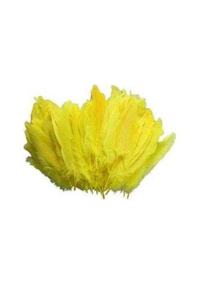 Sarı Tüy 13 Cm (100 Adet)