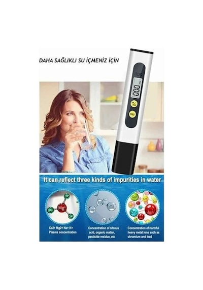 Tds Metre iletkenlik Ölçer Sıcaklık Ölçer