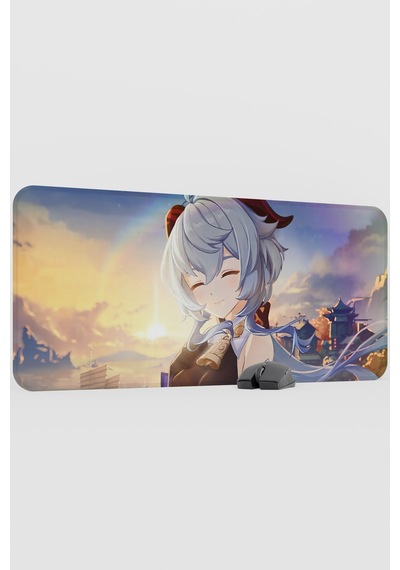 Ganyu Genshin Impact Anime Gacha V3 - 90x40 Xxl Gaming Mouse Pad Fare Altlığı