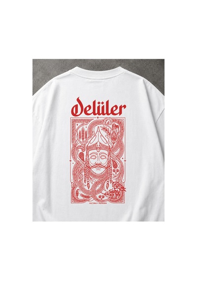 Yolo Street Deliler Osmanlı Savaşçı Baskılı Beyaz Oversize Erkek Tişört Sırt Baskı %100 Pamuk Vintage Streetwear Beyaza1 Yolo Street Deliler Osmanlı Savaşçı Baskılı Beyaz Oversize Erkek Tişört Sırt Baskı %100 Pamuk Vintage Streetwear Beyaza1