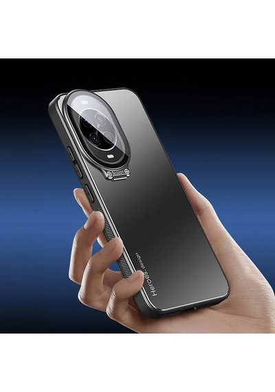 Microcase Huawei Nova 13 Pro İle Uyumlu Rome Serisi Kamera Koruma Ve Standlı Kılıf Al4968 Siyah