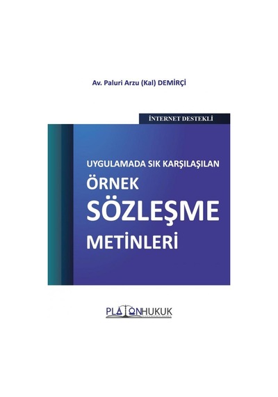9786050662078 - Uygulamada Sık Karşılaşılan Örnek Sözleşme Metinleri Paluri Arzu Kal Demirçi