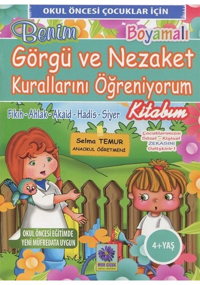 Benim Boyamalı Görgü ve Nezaket Kurallarını Öğreniyorum Kitabı...