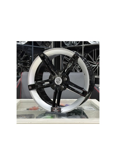 18 İnç 5x112 Vw Seat Skoda Audi Uyumlu Porsche Taycan Silver Black Jant Modeli 4adet