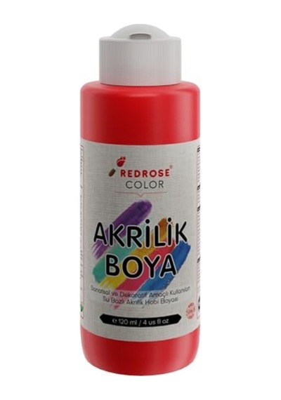 Kırmızı Akrilik Boya 120ml 0,15 L