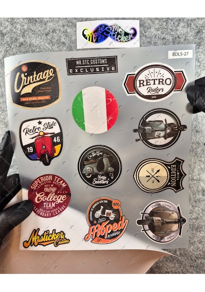 Bdls27 Küçük Boy 10lu Sticker Seti