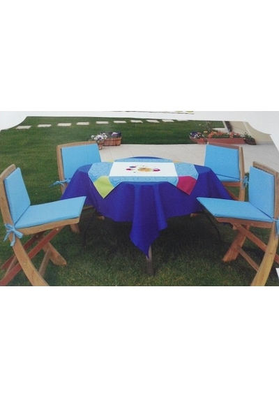Taç Kristal Bahçe Seti (garden Set) V7-lacivert-açık Mavi