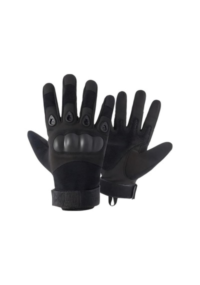 Açıkalın Askeri Malzeme Unisex Tam Parmak Korumalı Taktik Outdoor Eldiven - Siyah, L Beden Siyah - 275137043 Siyah