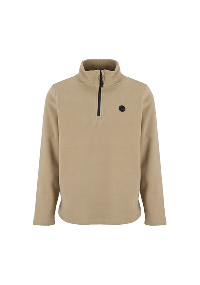 Discovery Expedition D5wm-swt3300 Bej Fermuarlı Basic Erkek Polar Sweatshırt