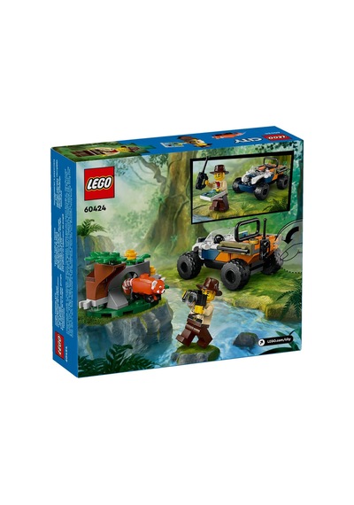 LEGO® 60424 Orman Kaşifinin ATV’li Kırmızı Panda Görevi 92 Parça