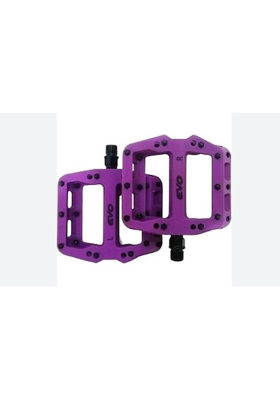 Evo Rulamnlı Pedal Çivili Mor Plastik