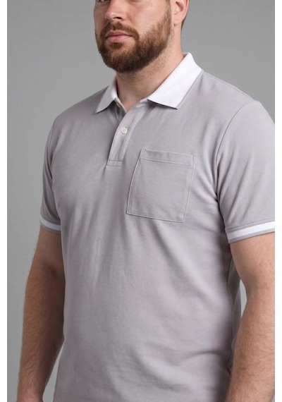 Defacto Regular Fıt Polo Yaka Kısa Kollu Polo Tişört H2054ax26spgr210 Gri-gr210