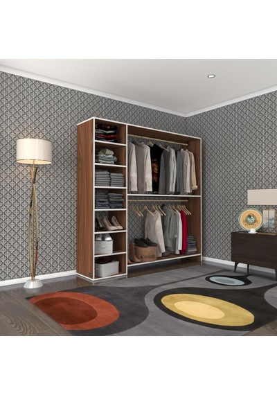 Kenzlife giysi dolabı abdurrahman 180*180*40 cvz gardırop
