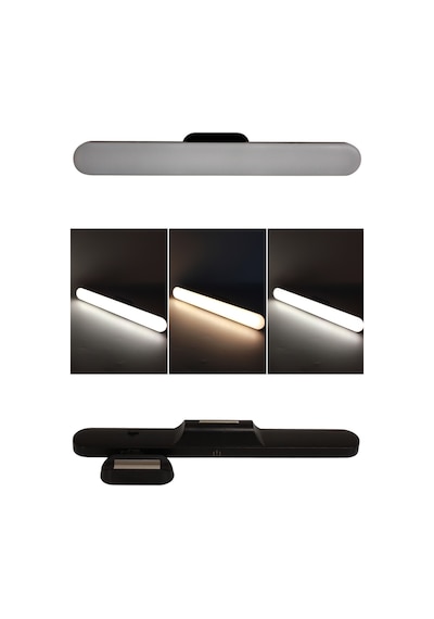 Usb Şarjlı Mıknatıslı Led Lamba Kablosuz Dokunmatik Led Işık Martı Led Aplik 3 Farklı Işık Rengi